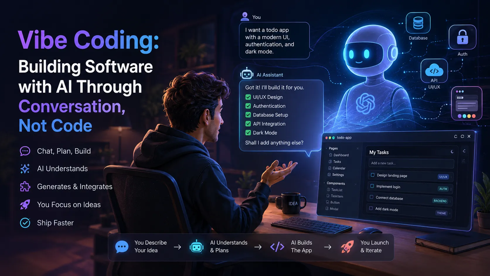 Vibe Coding: Building Software with AI Through Conversation, Not Code
