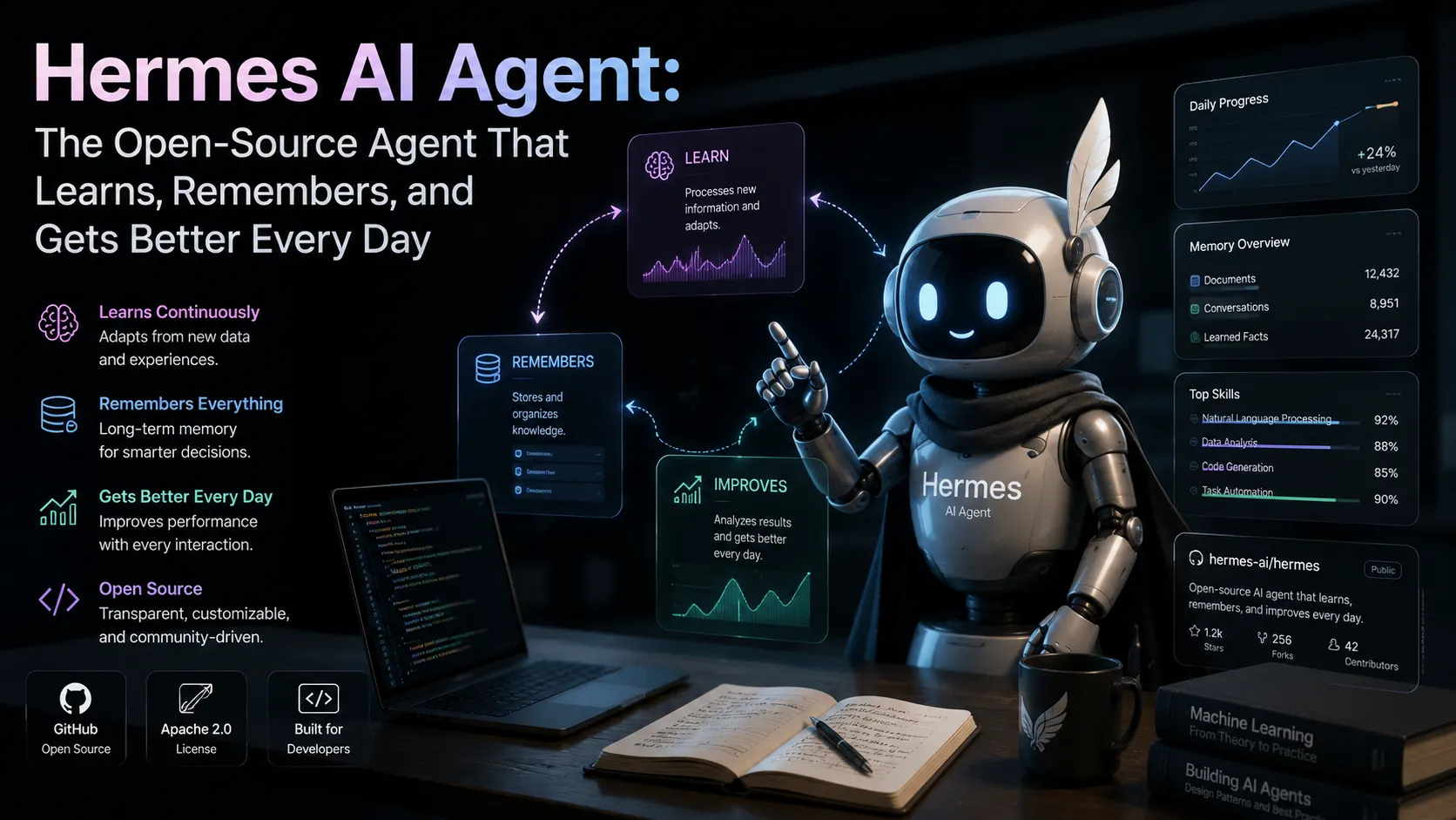 Hermes AI Agent: The Agent That Learns, Remembers, and Gets Better Every Day