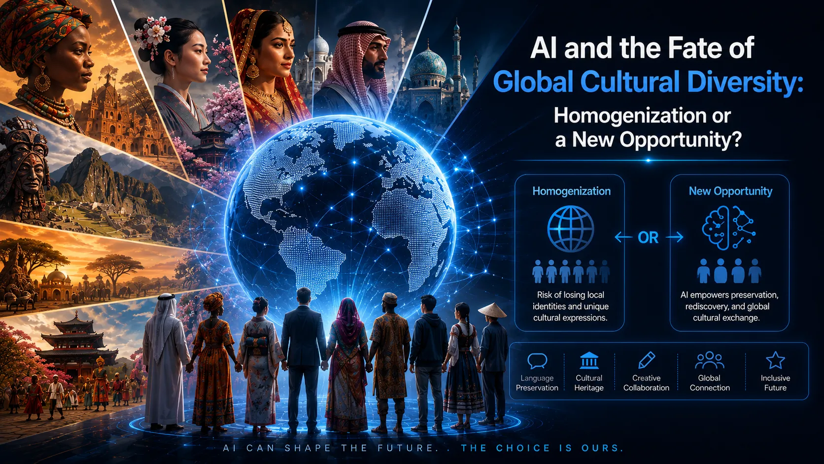 AI and the Fate of Global Cultural Diversity: Homogenization or a New Opportunity?