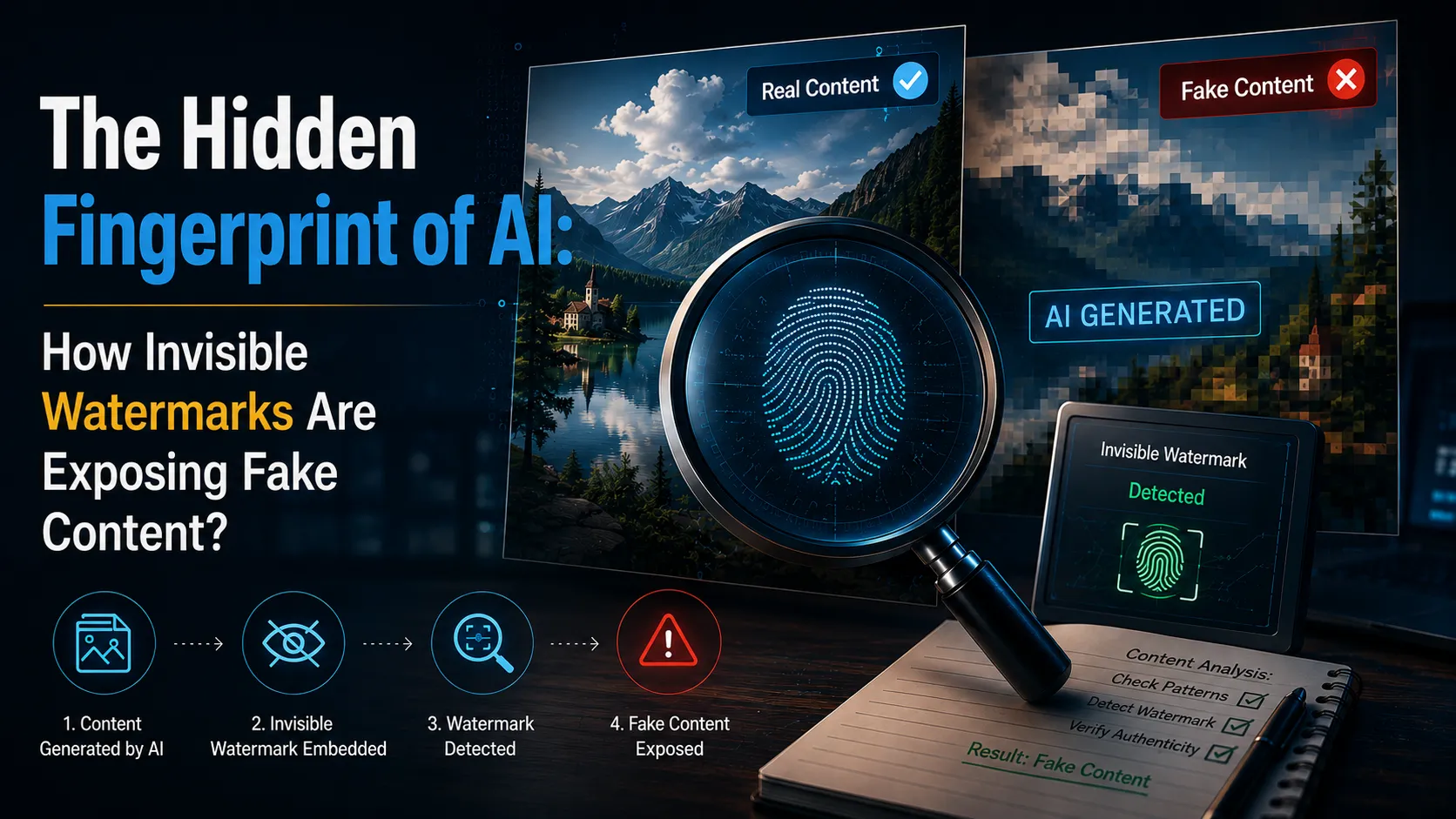 The Hidden Fingerprint of AI: How Invisible Watermarks Are Exposing Fake Content?