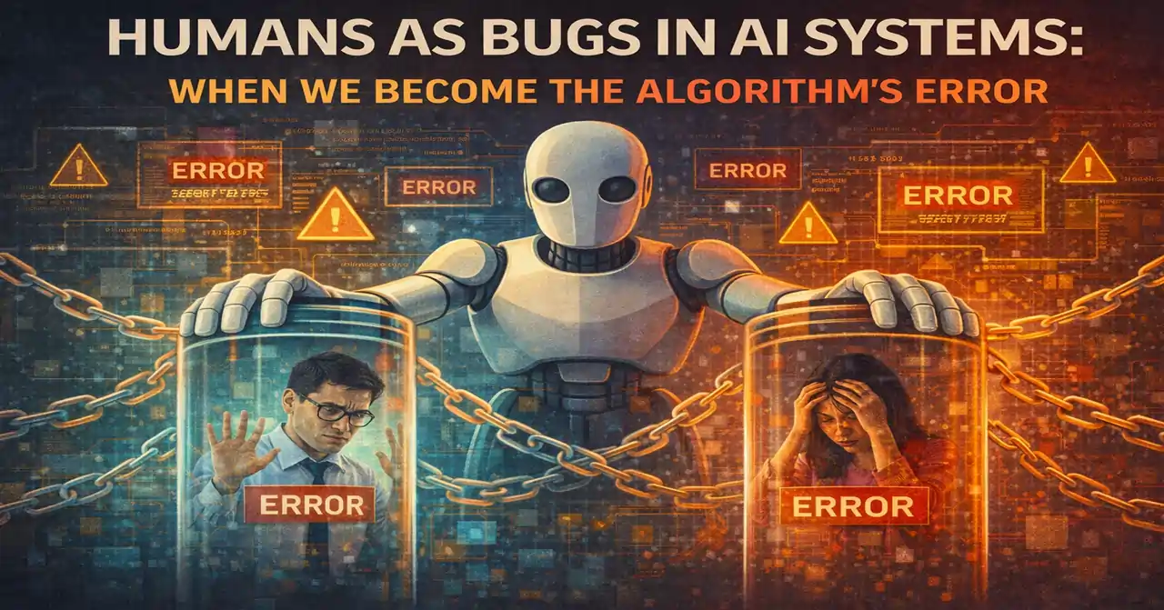 انسان به‌عنوان باگ سیستم‌های هوش مصنوعی: وقتی ما خطای الگوریتم می‌شویم