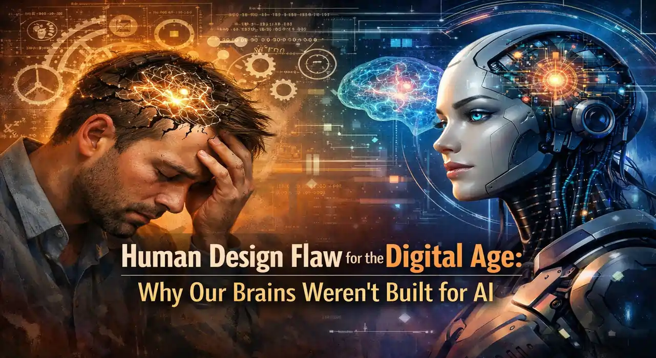 نقص طراحی انسان برای عصر دیجیتال: چرا مغز ما برای هوش مصنوعی ساخته نشده