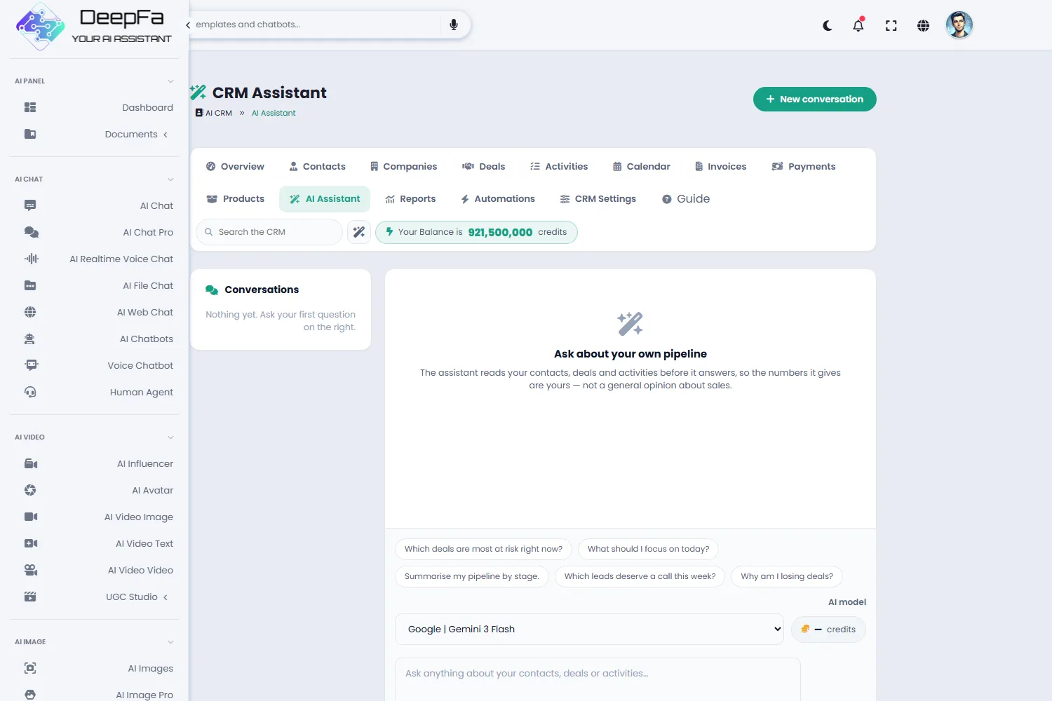 The AI assistant: questions answered from your own data, and actions carried out from one sentence