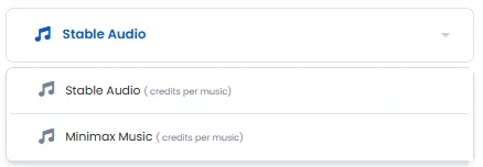 Music Generation Engine Selection with Stable Audio and Minimax Music Options
