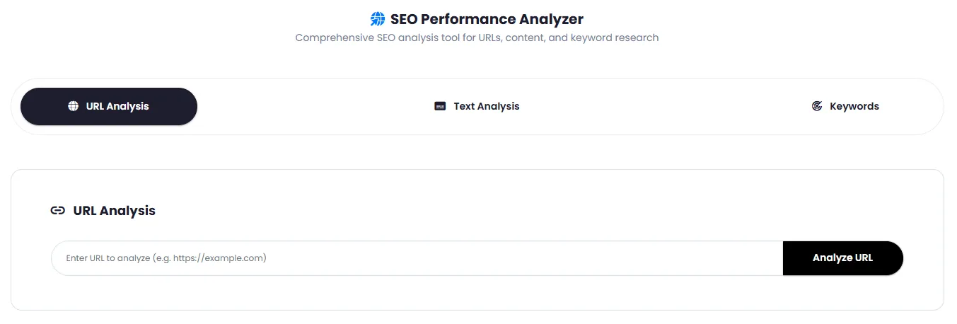 URL analysis and on-page SEO review