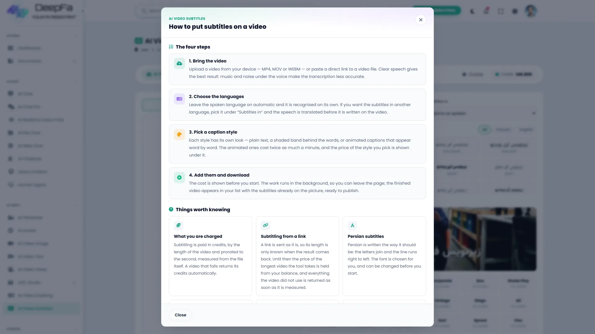 The in-app guide: the steps, the cost and tips for a better result